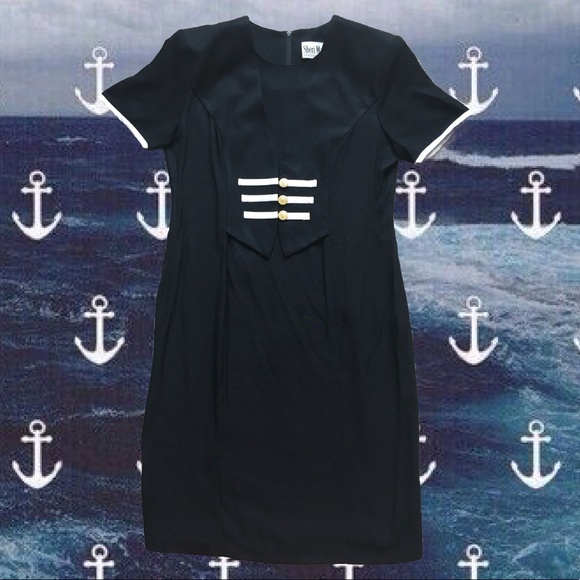 Vintage Sheri Martin Sailor Pin Up Girl Dress - Picture 6 of 14